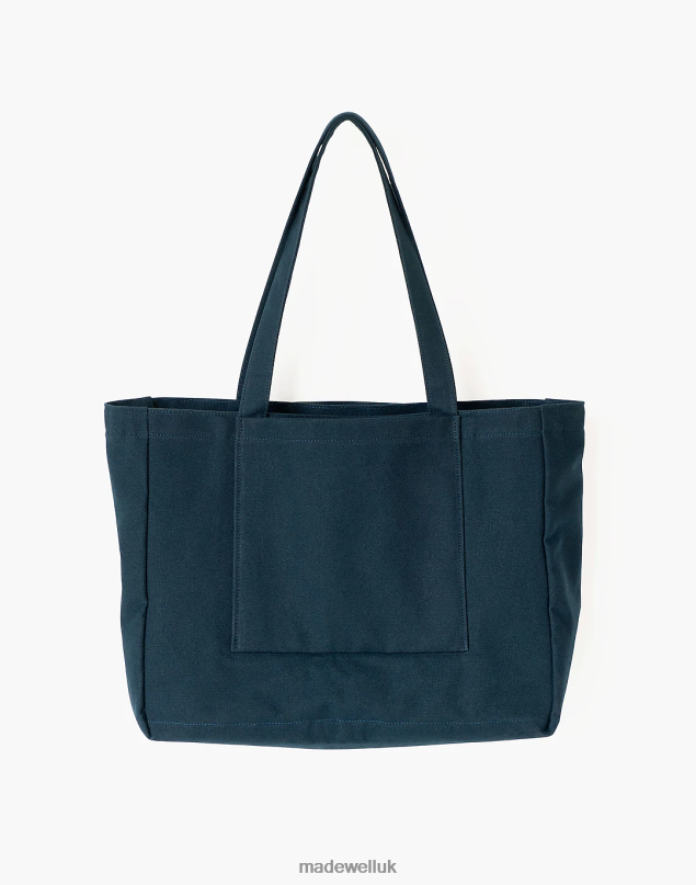 Madewell Men MAKR Offset Tote Accessories Navy 8P48614
