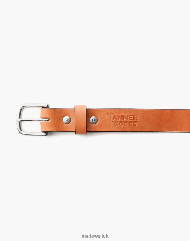 Madewell Men Tanner Goods Classic Belt Accessories Saddle 8P486586