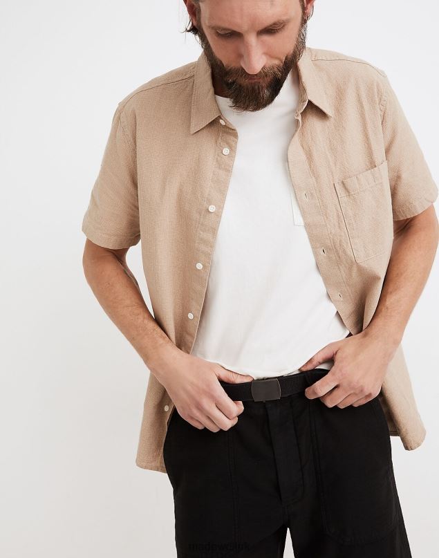 Madewell Men Webbing Belt Accessories Asparagus 8P4862791