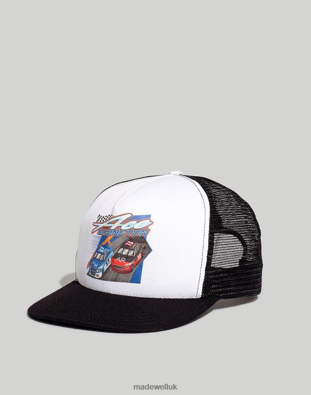 Madewell Men Ace Rivington Trucker Hat Accessories Black/White 8P48638