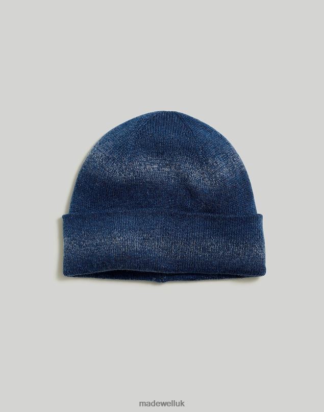 Madewell Men Space-Dyed Cuffed Beanie Accessories Deep Indigo 8P48628