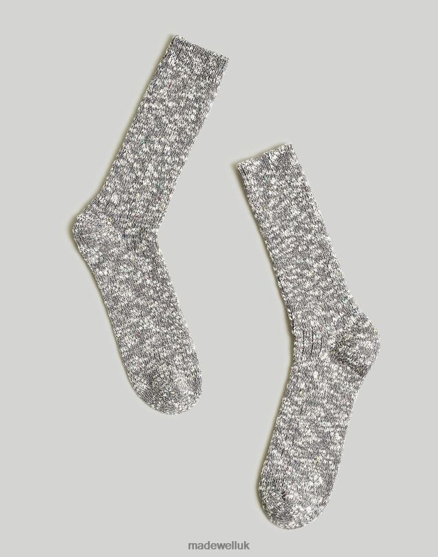 Madewell Men Donegal Camp Socks Accessories Dark Pavement 8P48645