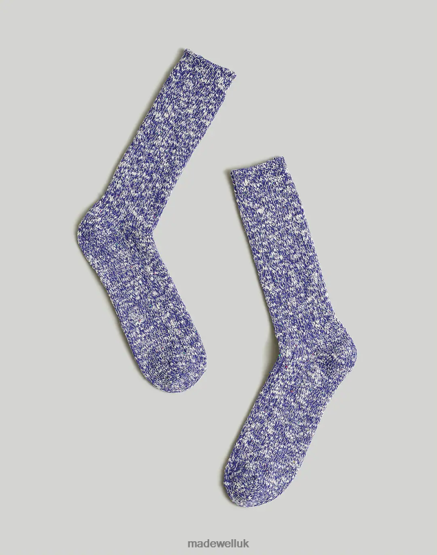Madewell Men Donegal Camp Socks Accessories True Aubergine 8P48646