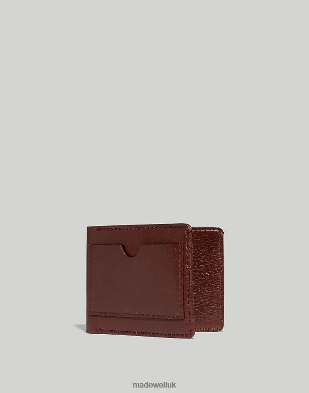 Madewell Men Leather Billfold Wallet Accessories Rich Brown 8P48664