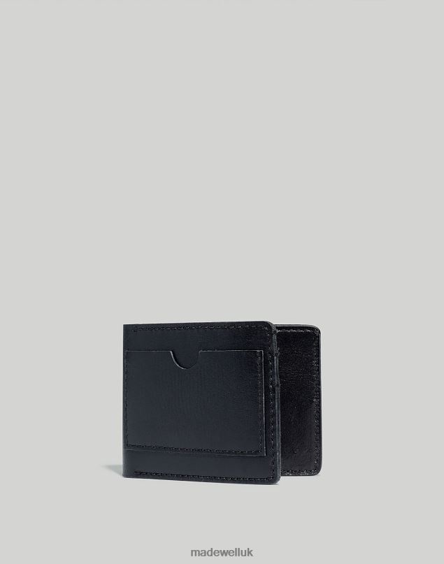 Madewell Men Leather Billfold Wallet Accessories True Black 8P48665