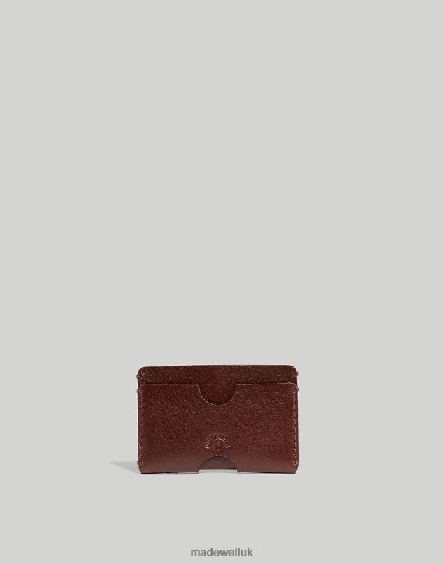 Madewell Men Leather Card Case Accessories Rich Brown 8P48669
