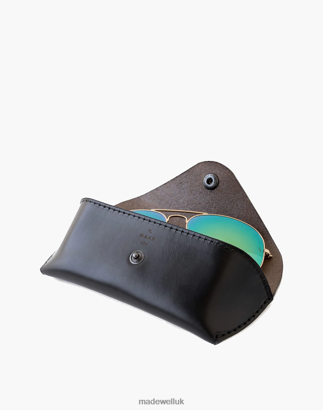 Madewell Men MAKR Leather Eyewear Sleeve Accessories Brown 8P48685