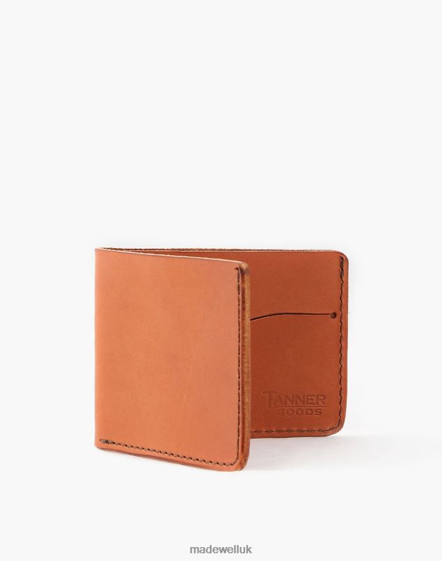 Madewell Men Tanner Goods Minimal Bifold Wallet Accessories Light Brown 8P486585