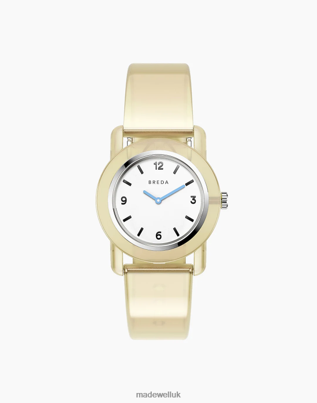 Madewell Men BREDA Unisex 'Play' Transparent Plastic Watch, 35mm Accessories Pale Chamois 8P48692