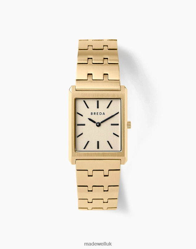 Madewell Men Breda Virgil Metal Bracelet Watch Accessories Gold 8P48694