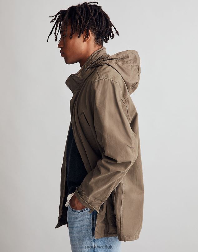 Madewell Men Field Jacket Clothing Cargo Green 8P486117