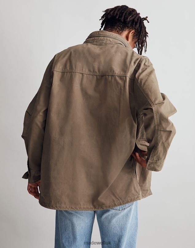 Madewell Men Field Jacket Clothing Cargo Green 8P486117
