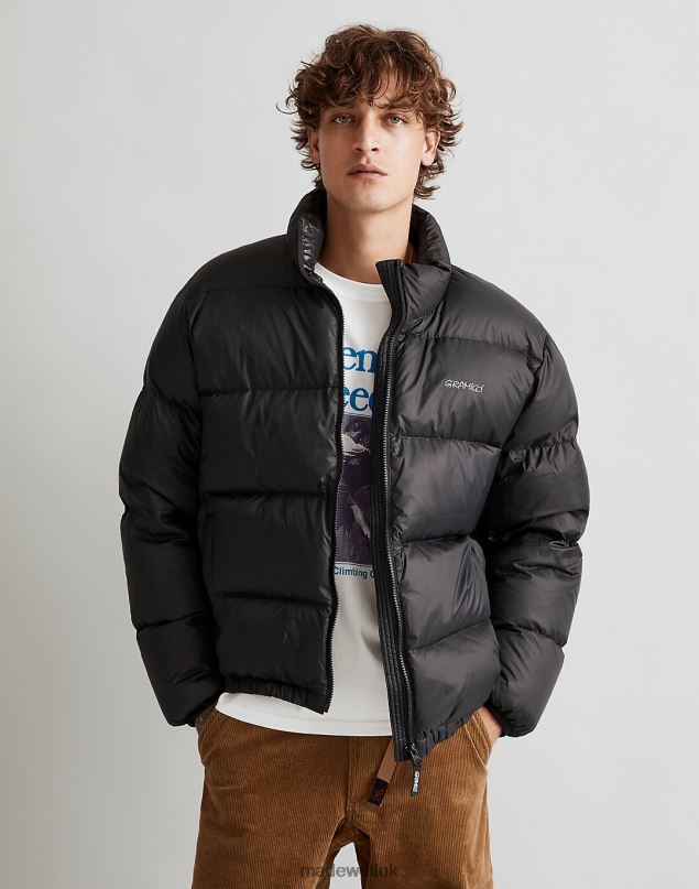 Madewell Men Gramicci Down Puffer Jacket Clothing Black 8P486503