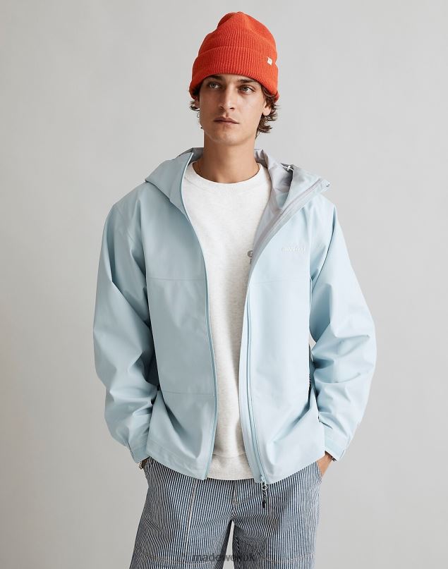 Madewell Men Gramicci Waterproof Jacket Clothing Sky Blue 8P486504