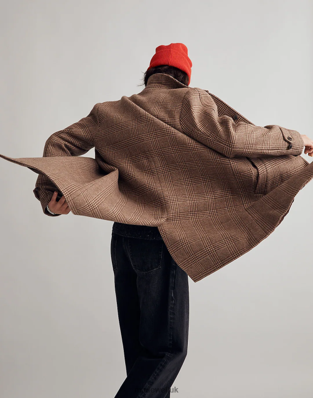 Madewell Men Italian Insuluxe Overcoat Clothing Dried Barley 8P486116