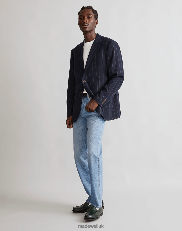 Madewell Men The Roebling Two-Button Blazer in Italian Fabric Clothing Ink 8P486110