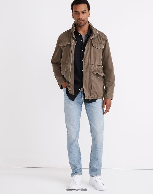 Madewell Men Athletic Slim Jeans Clothing Becklow Wash 8P486154