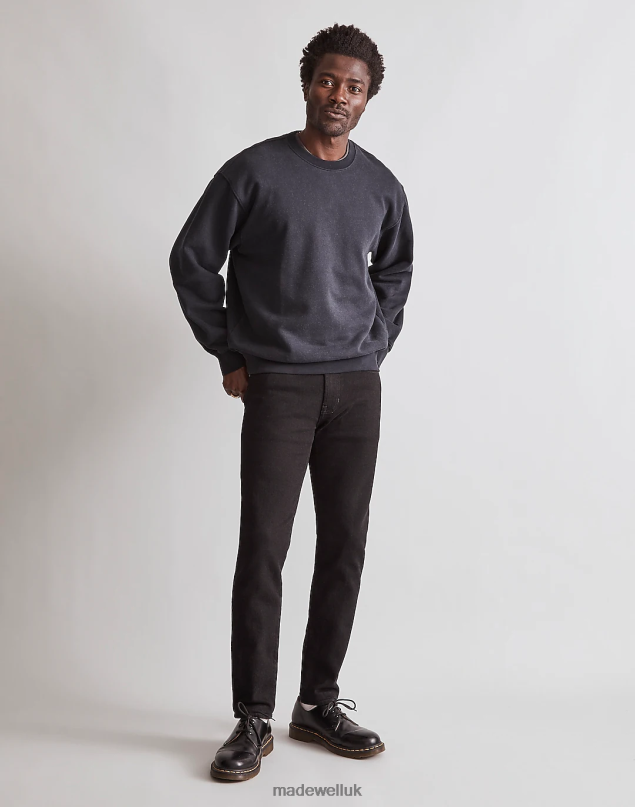 Madewell Men Athletic Slim Jeans Clothing Black 8P486156