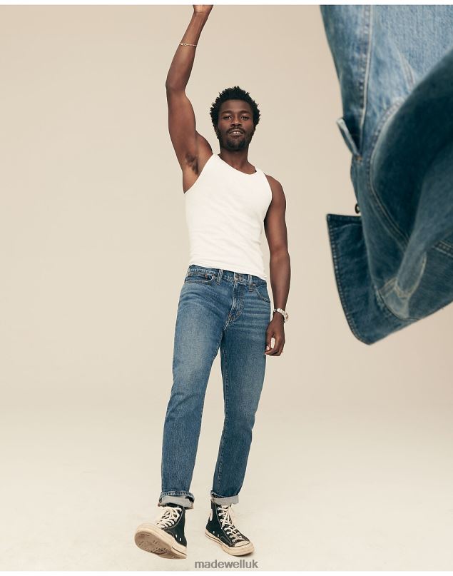Madewell Men Athletic Slim Jeans Clothing Lyford Wash 8P486616