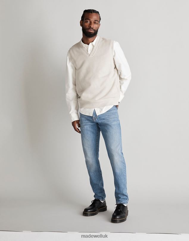 Madewell Men Athletic Slim Jeans Clothing Marcey Wash 8P486152