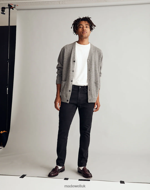 Madewell Men Athletic Slim Jeans: Instacozy Edition Clothing Black 8P486612