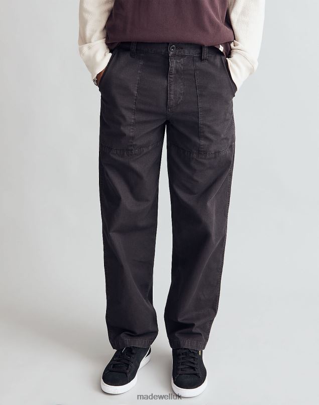 Madewell Men Ripstop Baggy Pants Clothing Tent Green 8P486210