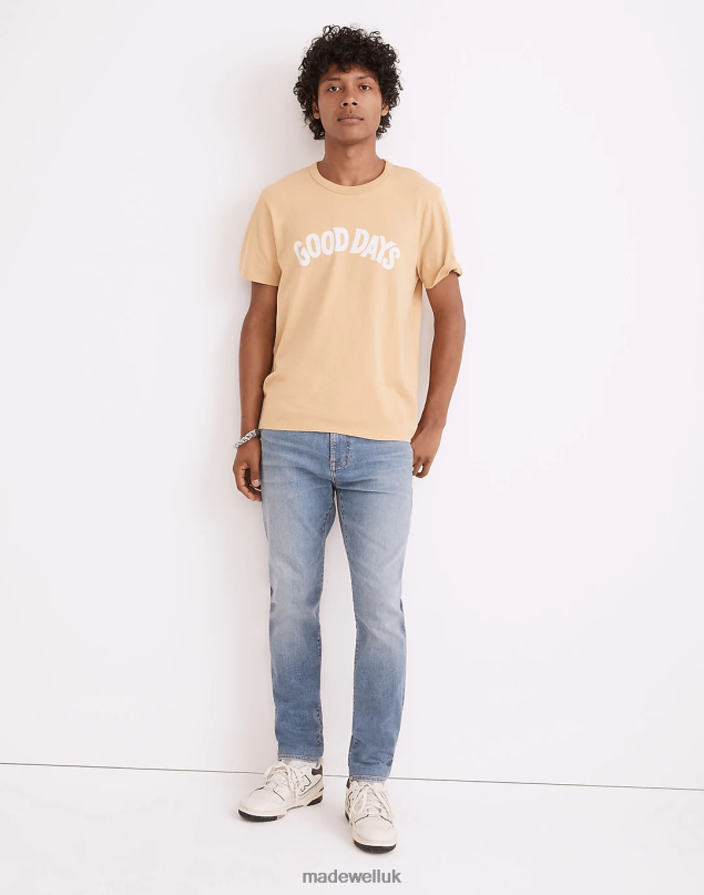 Madewell Men Slim Jeans: COOLMAX Denim Edition Clothing Beckman Wash 8P486194