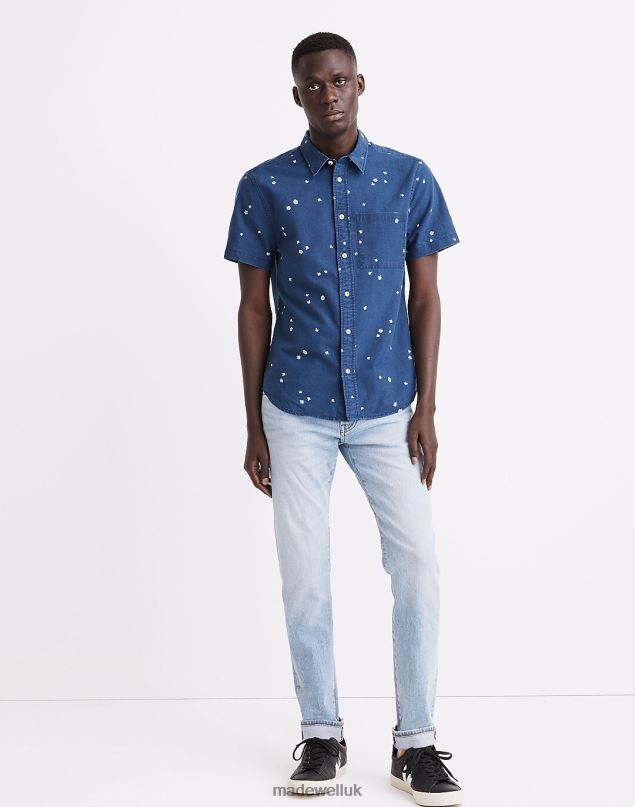 Madewell Men Slim Selvedge Jeans Clothing Easson Wash 8P486199