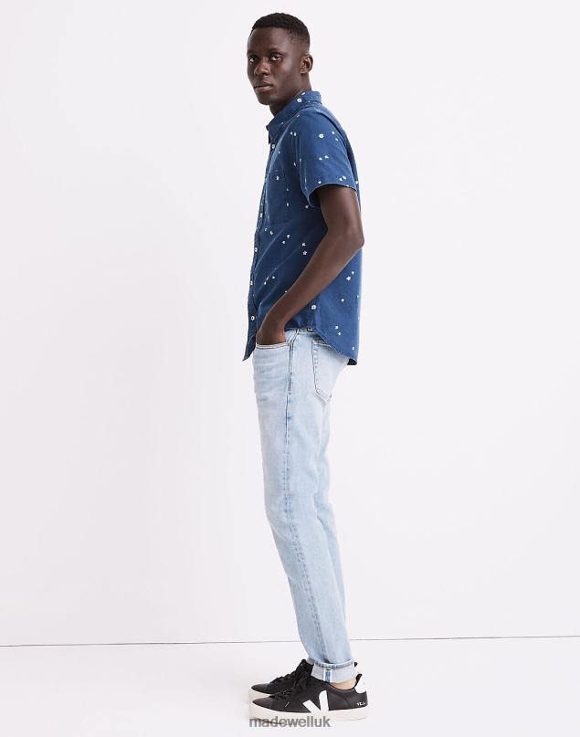 Madewell Men Slim Selvedge Jeans Clothing Easson Wash 8P486199