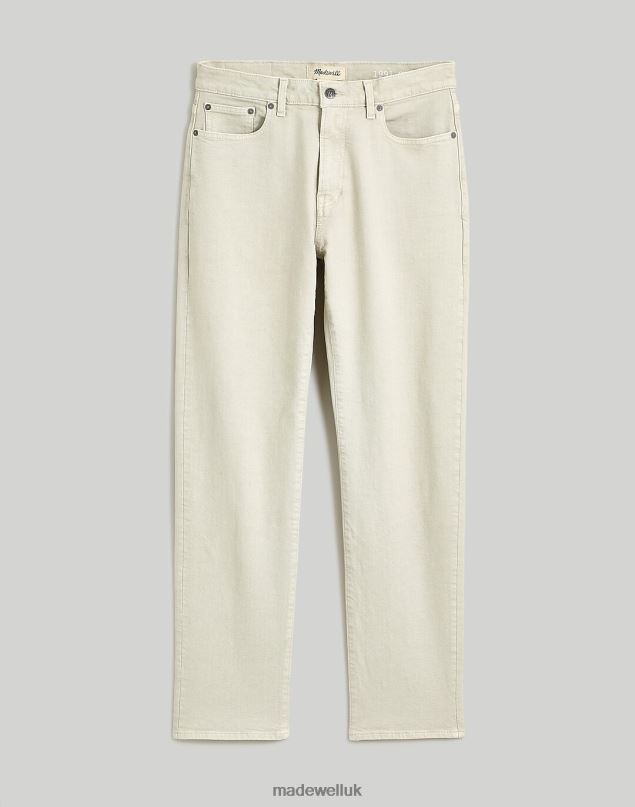 Madewell Men The 1991 Straight-Leg Garment-Dyed Jean Clothing Feather Grey 8P486131