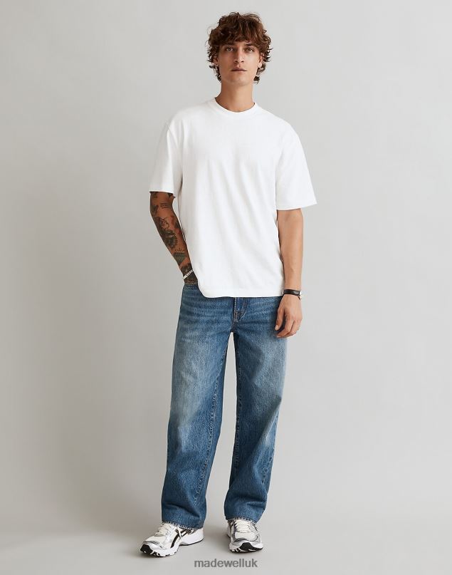 Madewell Men The Baggy Straight Jean Clothing Bratton Wash 8P486130
