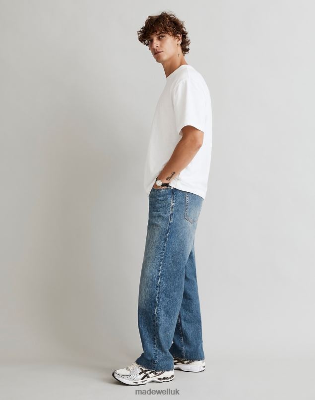 Madewell Men The Baggy Straight Jean Clothing Bratton Wash 8P486130