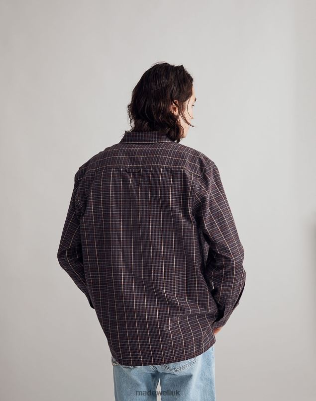 Madewell Men Brushed Boxy Shirt Clothing Drill Khaki 8P486283