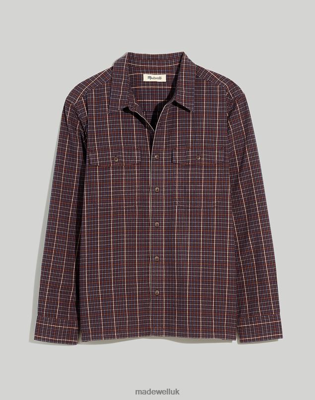 Madewell Men Brushed Boxy Shirt Clothing Drill Khaki 8P486283