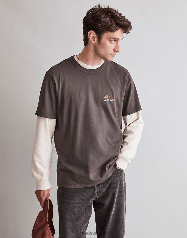 Madewell Men Ford Allday Tee Clothing Black Coal 8P486478