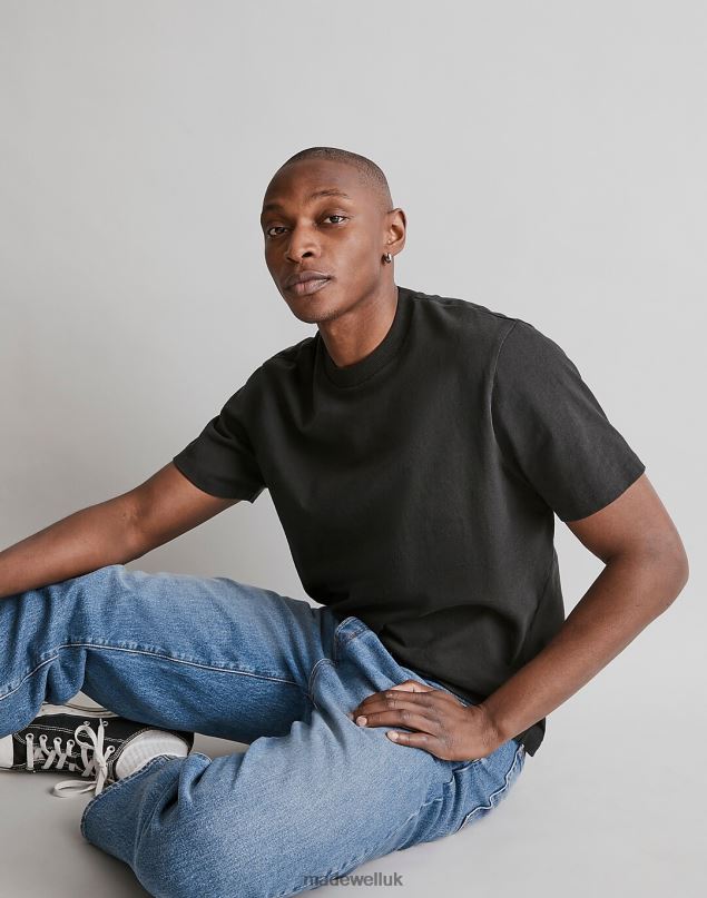 Madewell Men Relaxed Tee Clothing True Black 8P486364