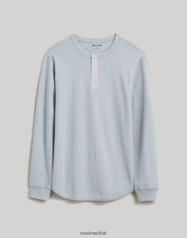 Madewell Men Thermal Henley Tee Clothing Lighthouse 8P486353
