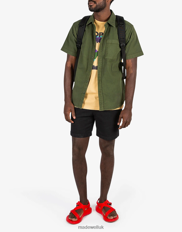 Madewell Men Topo Designs Dirt Shirt Clothing Dark Green 8P486289