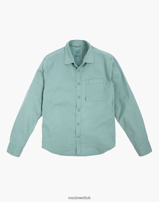 Madewell Men Topo Designs Dirt Shirt Clothing Dark Green 8P486290