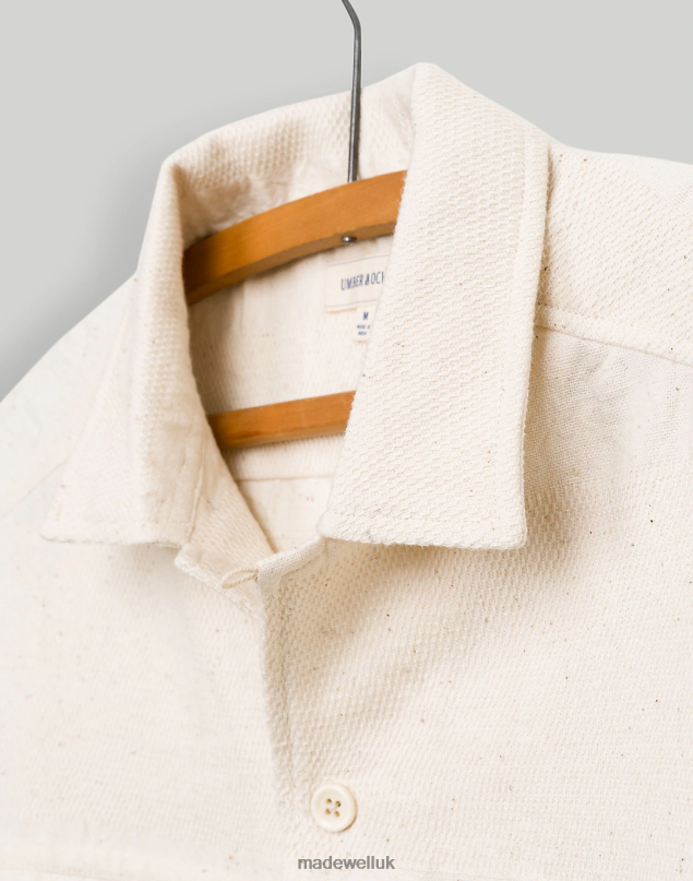 Madewell Men Umber & Ochre Harshil Two-Pocket Shirt Clothing Natural 8P486297