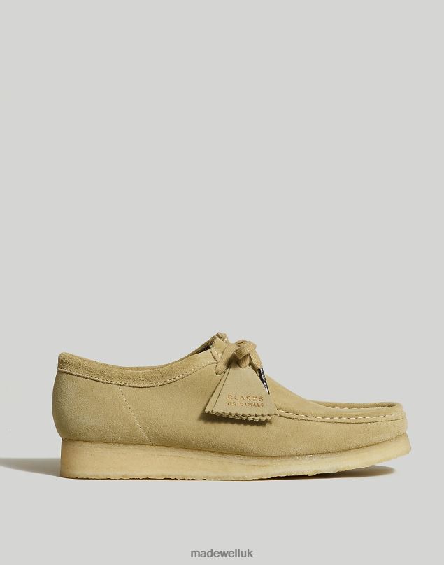 Madewell Men Clarks Suede Wallabee Shoes Footwear Maple 8P486427