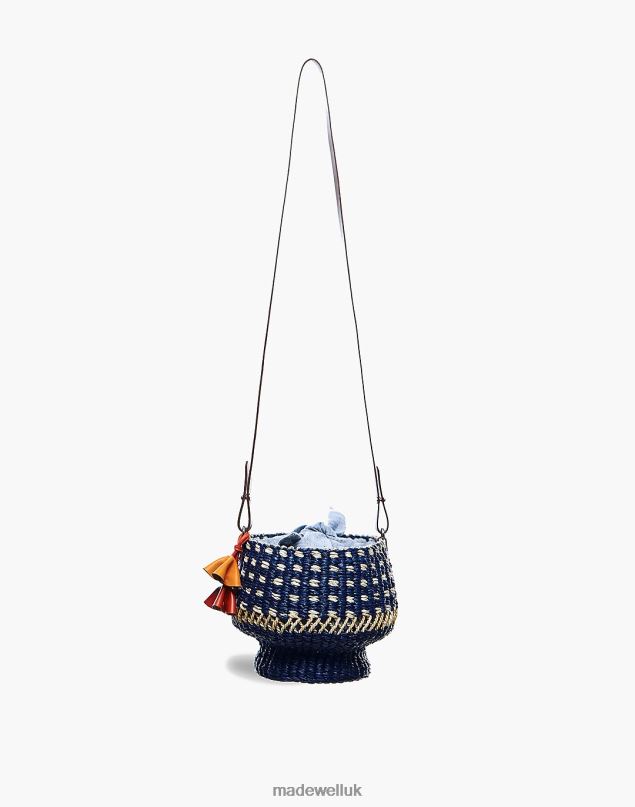 Madewell Women AAKS Raffia Baw Pot Dot Crossbody Bag Accessories Multi 8P4861165