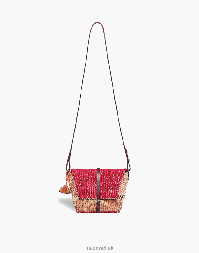 Madewell Women AAKS Raffia Bika Ruby Crossbody Bag Accessories Multi 8P4861166