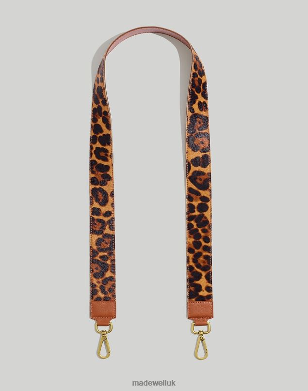 Madewell Women The Crossbody Bag Strap: Leopard Calf Hair Edition Accessories Truffle Multi 8P486644
