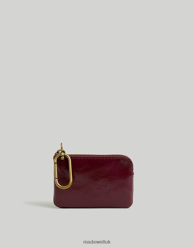 Madewell Women The Leather Carabiner Mini Pouch Accessories Cabernet 8P486701