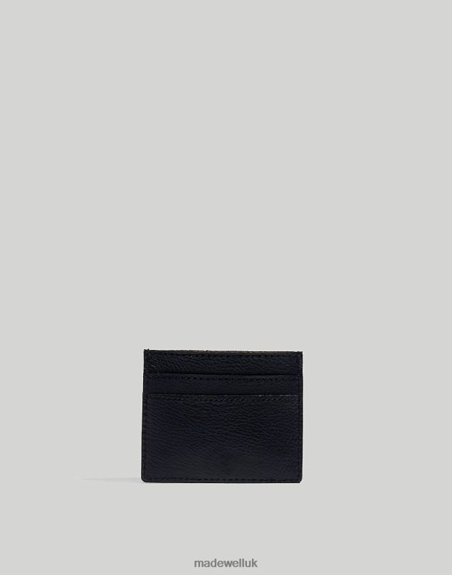 Madewell Women The Leather Card Case Accessories True Black 8P486703