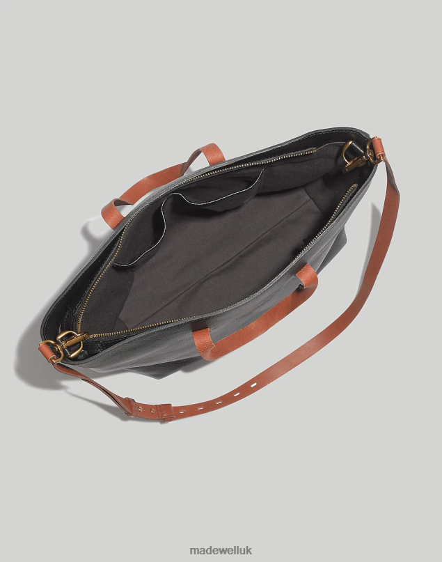 Madewell Women The Zip-Top Transport Carryall Accessories True Black Brown 8P486735