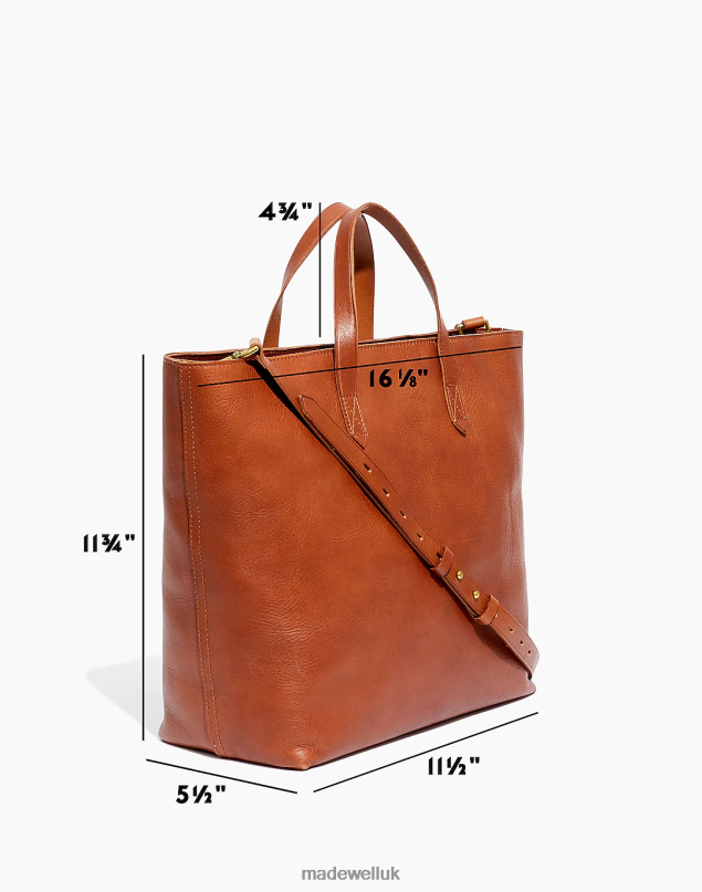 Madewell Women The Zip-Top Transport Carryall Accessories True Black Brown 8P486735