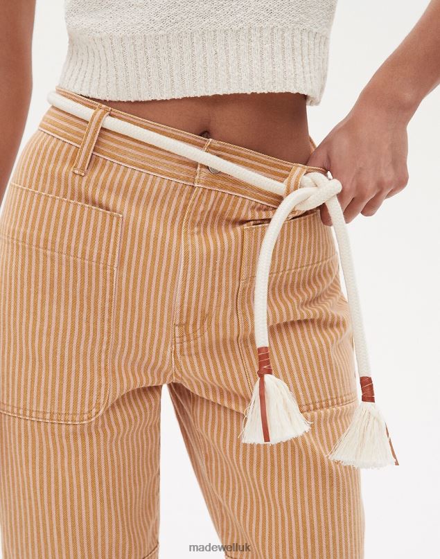 Madewell Women Rope Tubular Tie Belt Accessories Vintage Parchment 8P486751