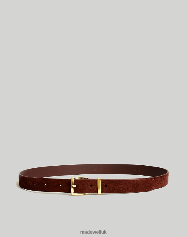 Madewell Women The Essential Belt Accessories Chocolate Raisin 8P486743